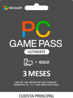 PC GAME PASS ULTIMATE SUSCRIPCIÓN DE 3 MESES CUENTA